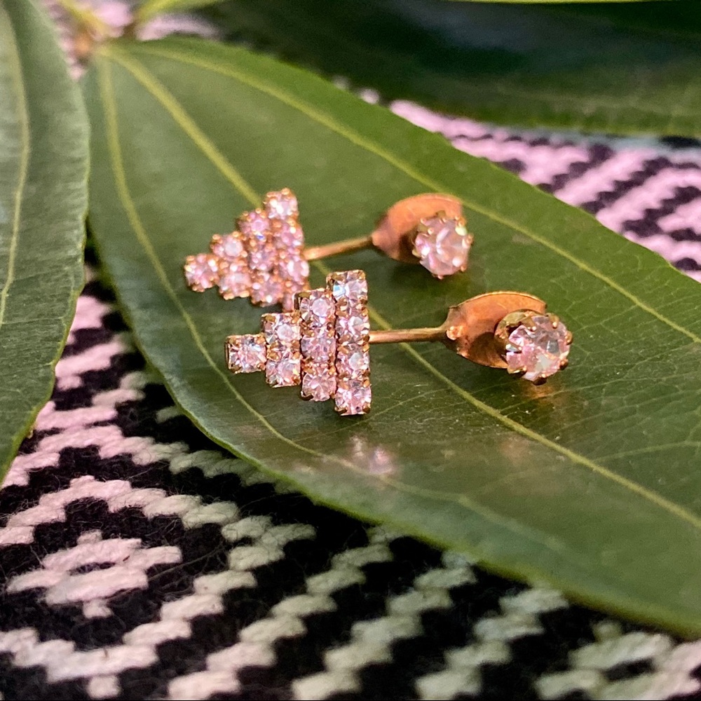 ✨BRAND NEW✨ Rhinestone Ear Jacket Stud Earrings